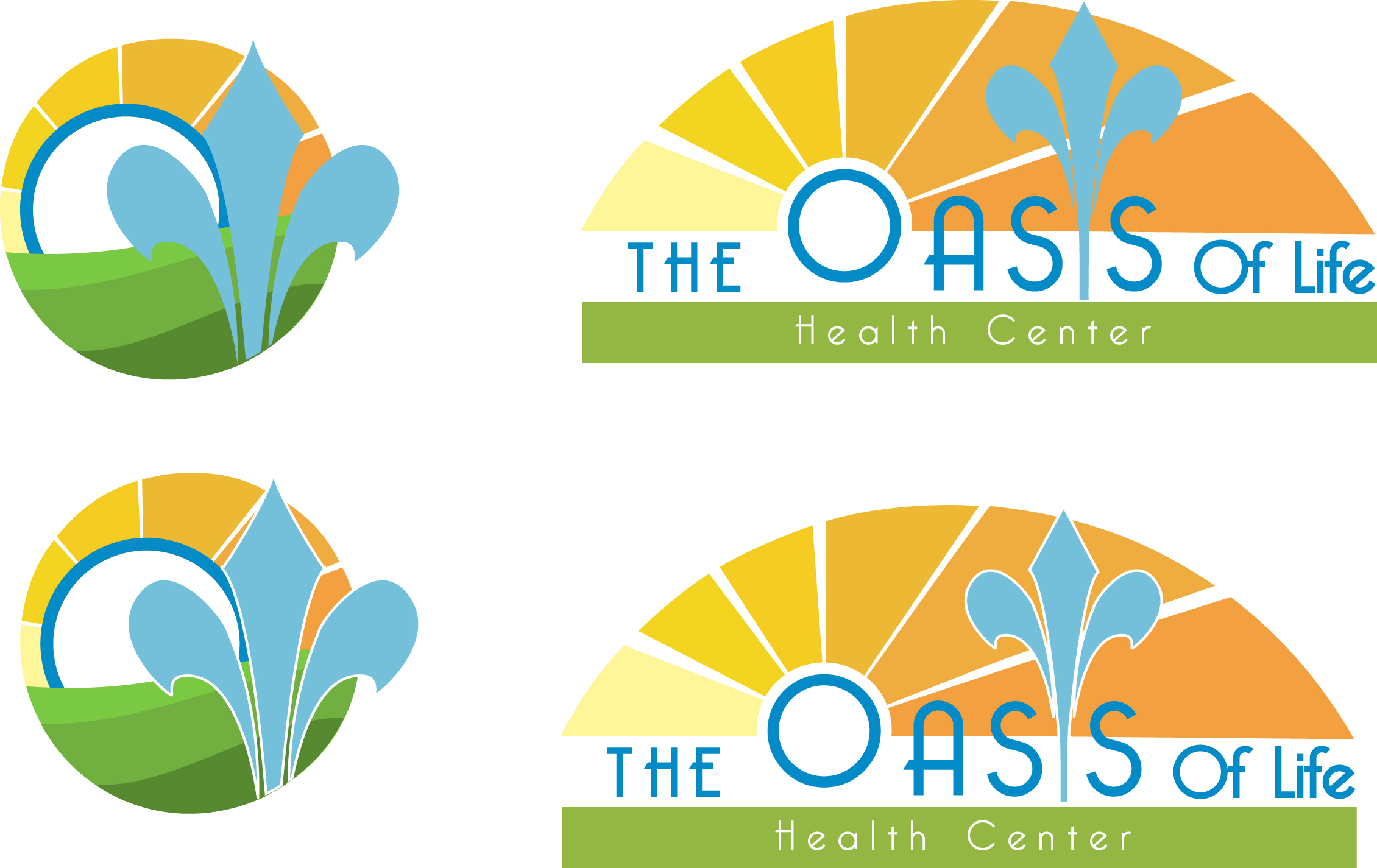 Création du logo pour l'entreprise the Oasis of life health centre