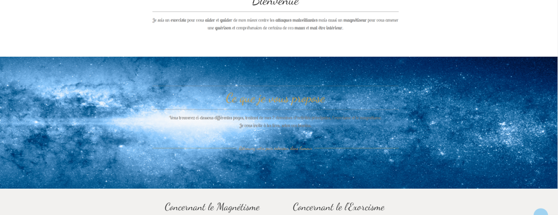 Bandeau de transition avec un texte d'accroche sur un fond contrasté, conçu pour améliorer l'expérience utilisateur et faciliter la navigation sur le site web.